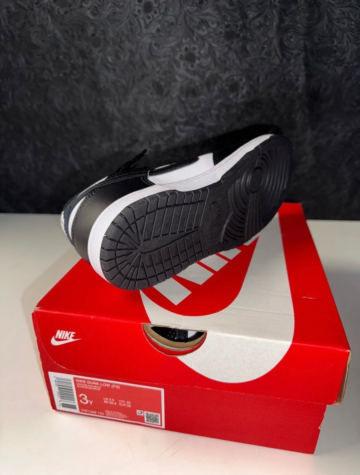 Nike Dunk Low (PS) "Panda" sneakers (New)