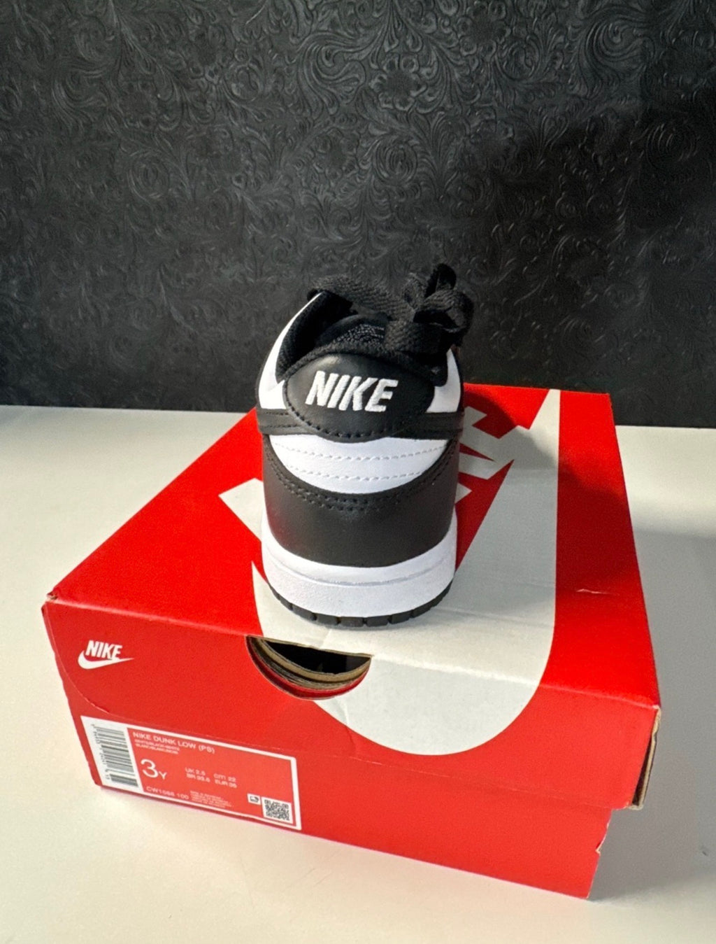 Nike Dunk Low (PS) "Panda" sneakers (New)