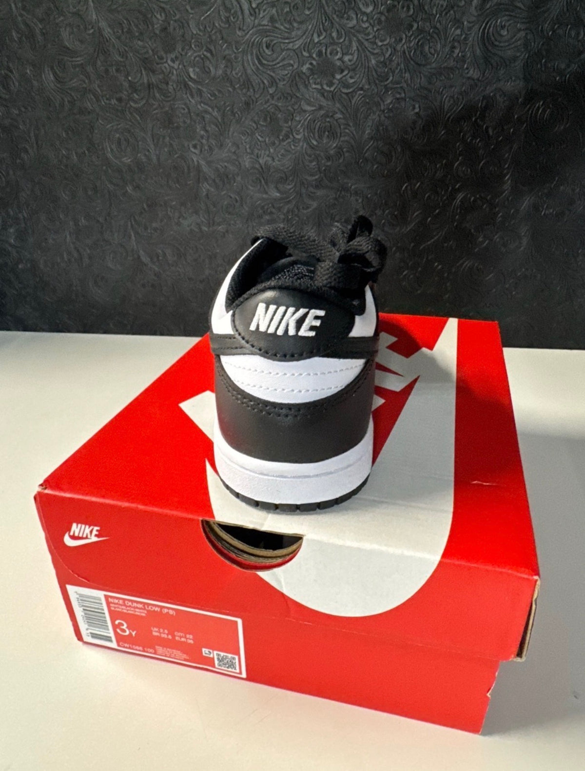 Nike Dunk Low (PS) "Panda" sneakers (New)