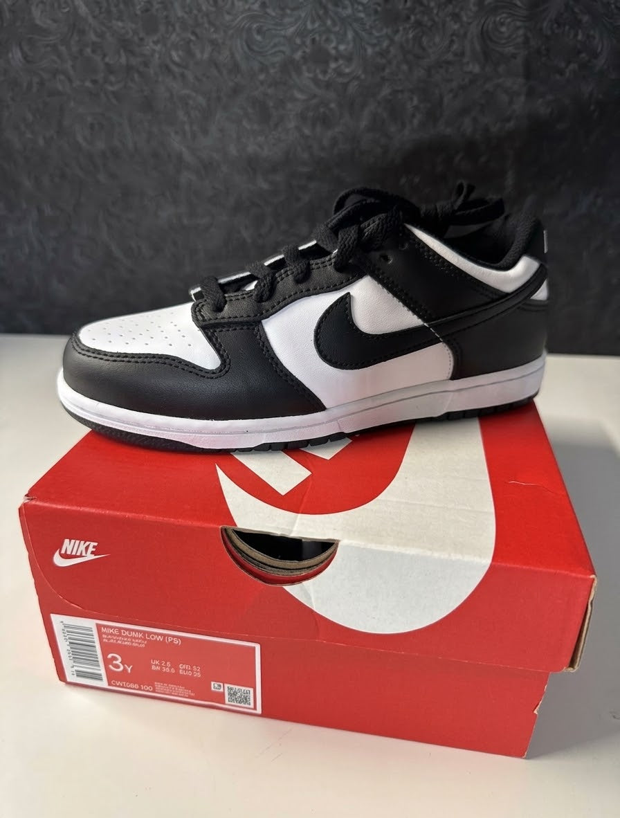 Nike Dunk Low (PS) "Panda" sneakers (New)
