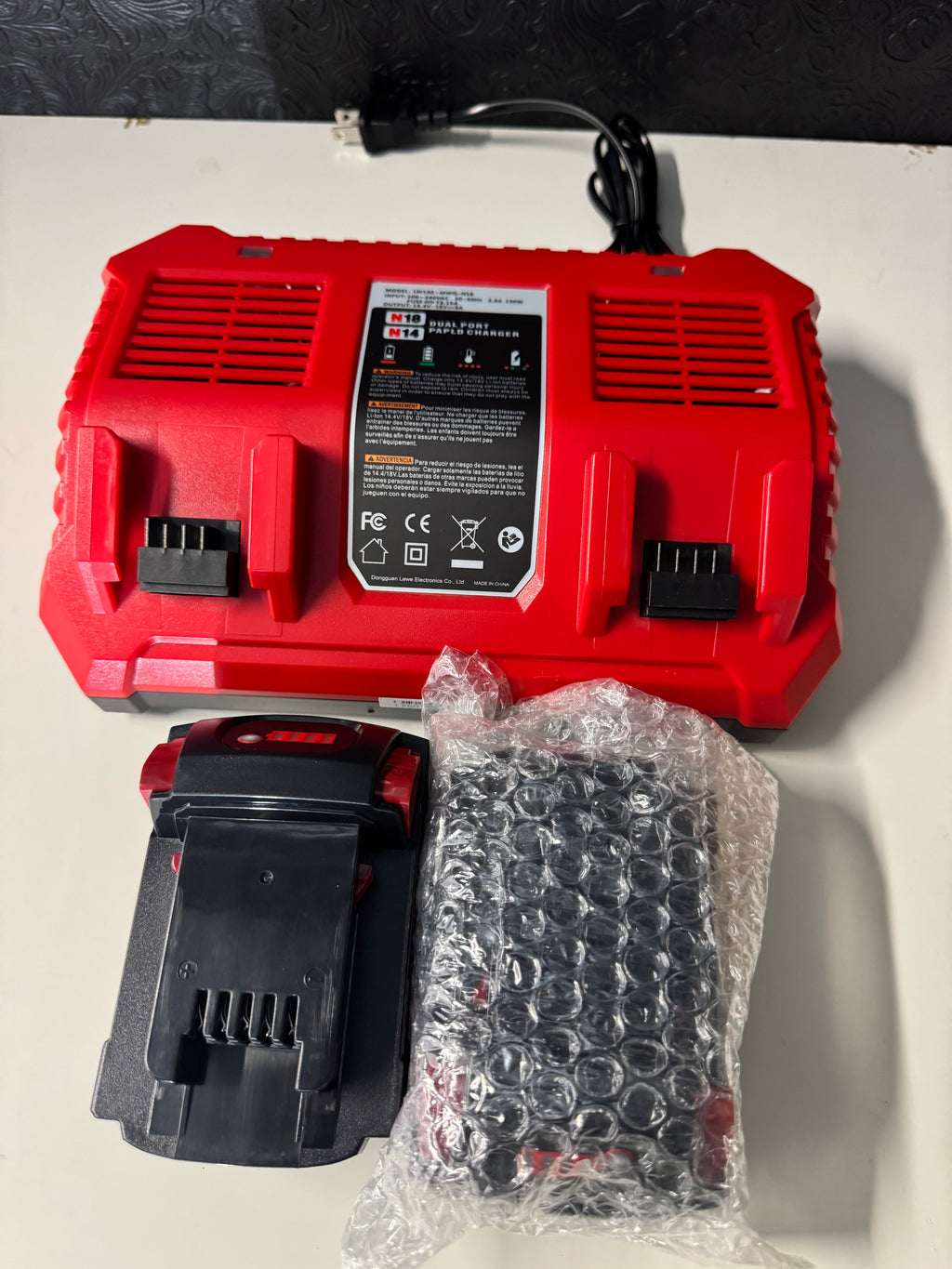 Rapid Dual Charger 18V Battery Charge (New)