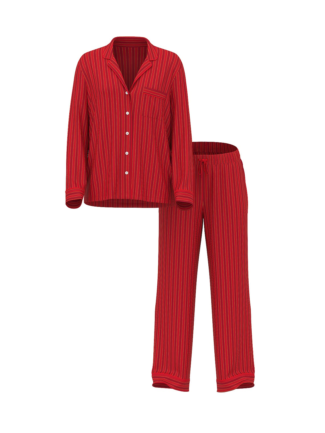 Victoria's Secret Flannel Long Pajama Set (New)