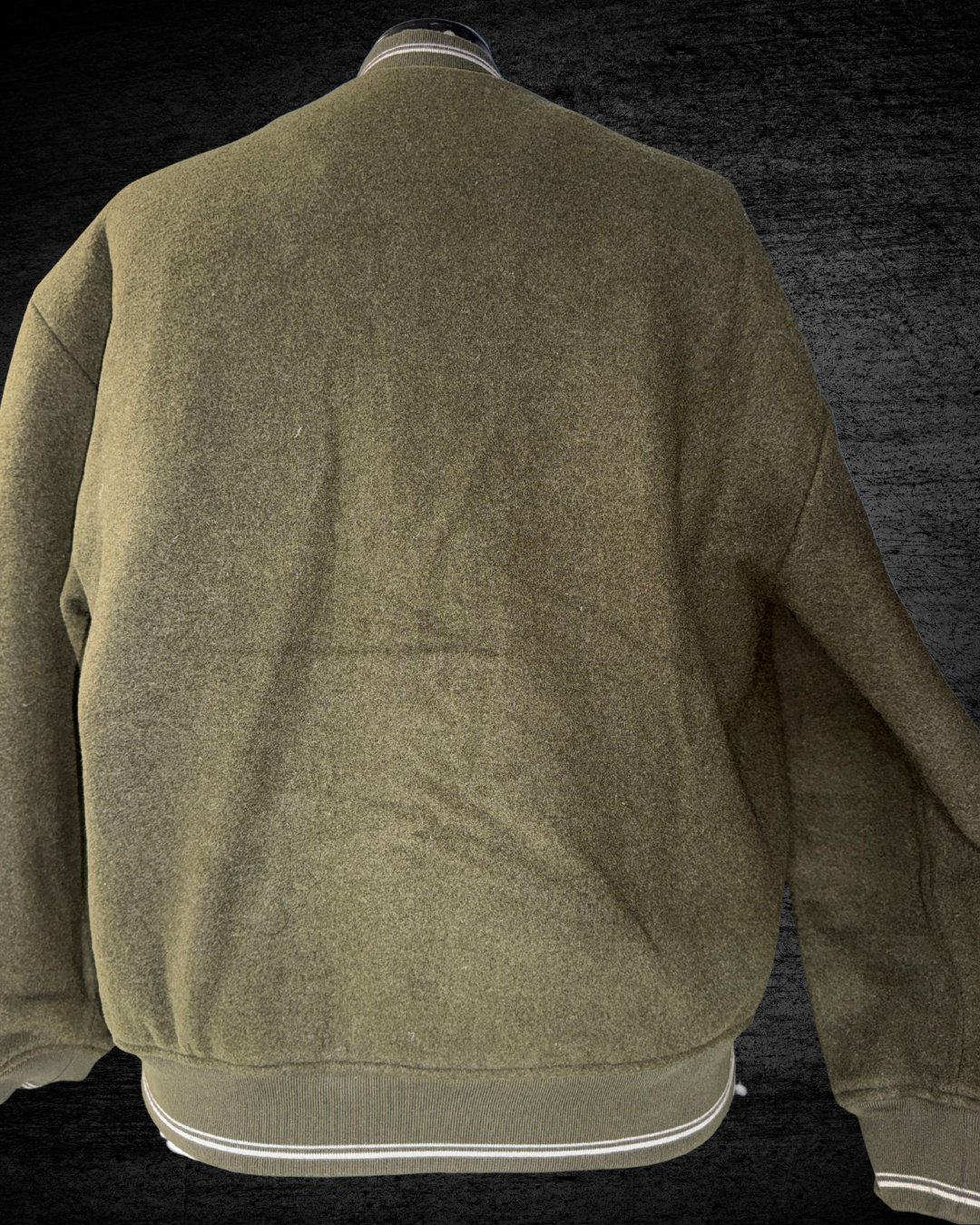 GAP Varsity Olive Green Bomber Jacket