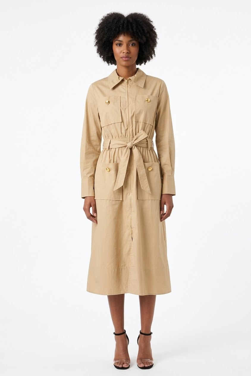 English Factory Modern Classic Tie-Waist Dress (New)