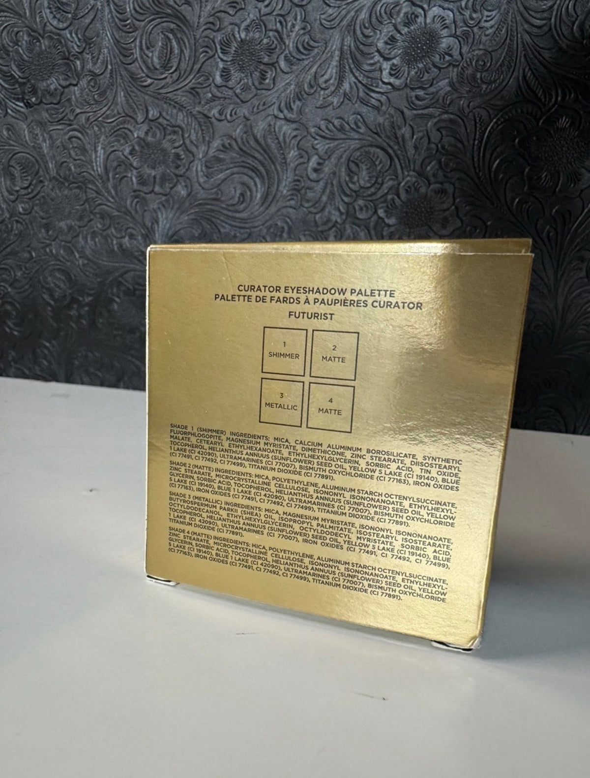 Hourglass Gold Curator
Eyeshadow Palette Packaging (New)