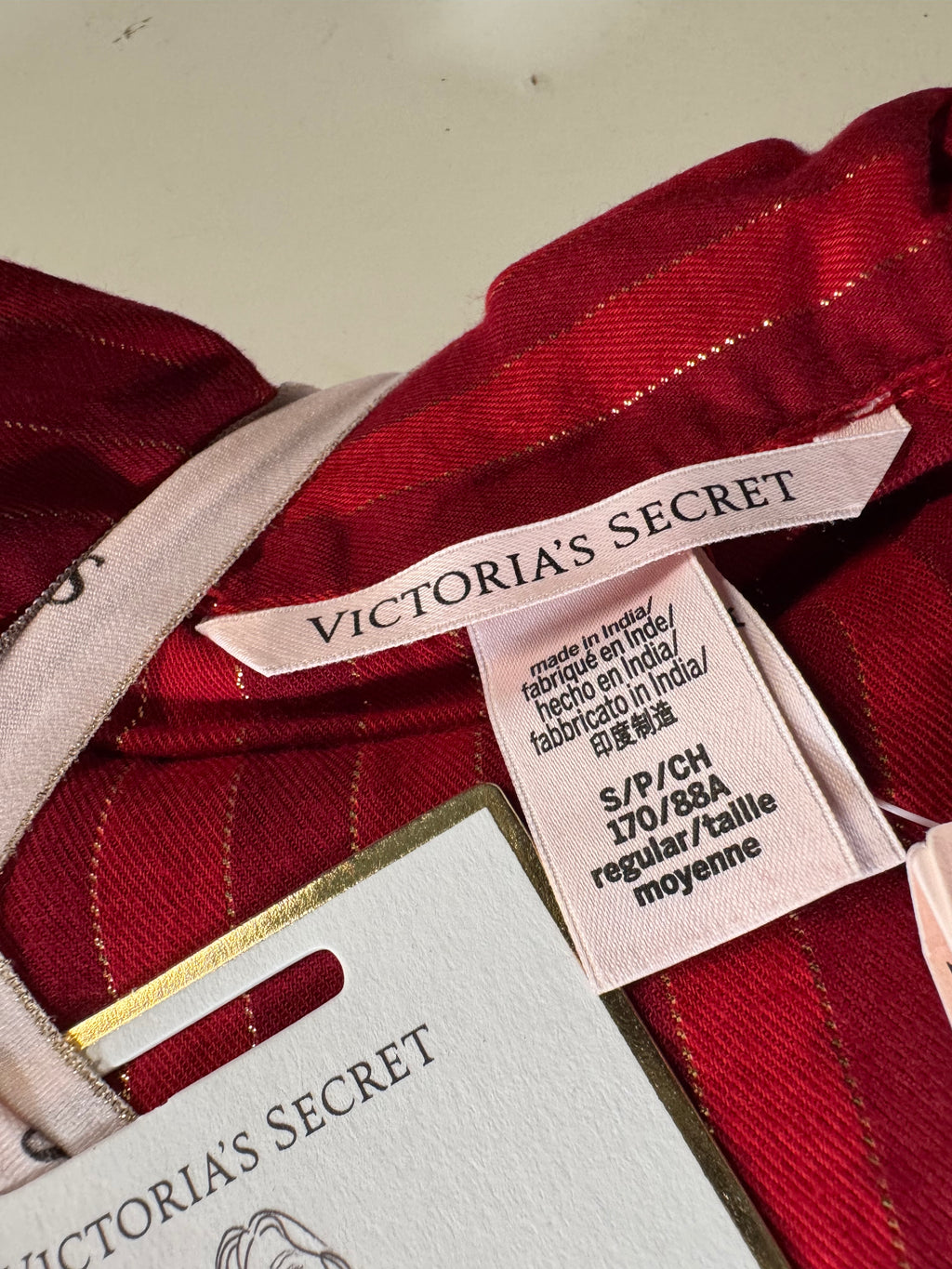Victoria's Secret Flannel Long Pajama Set (New)