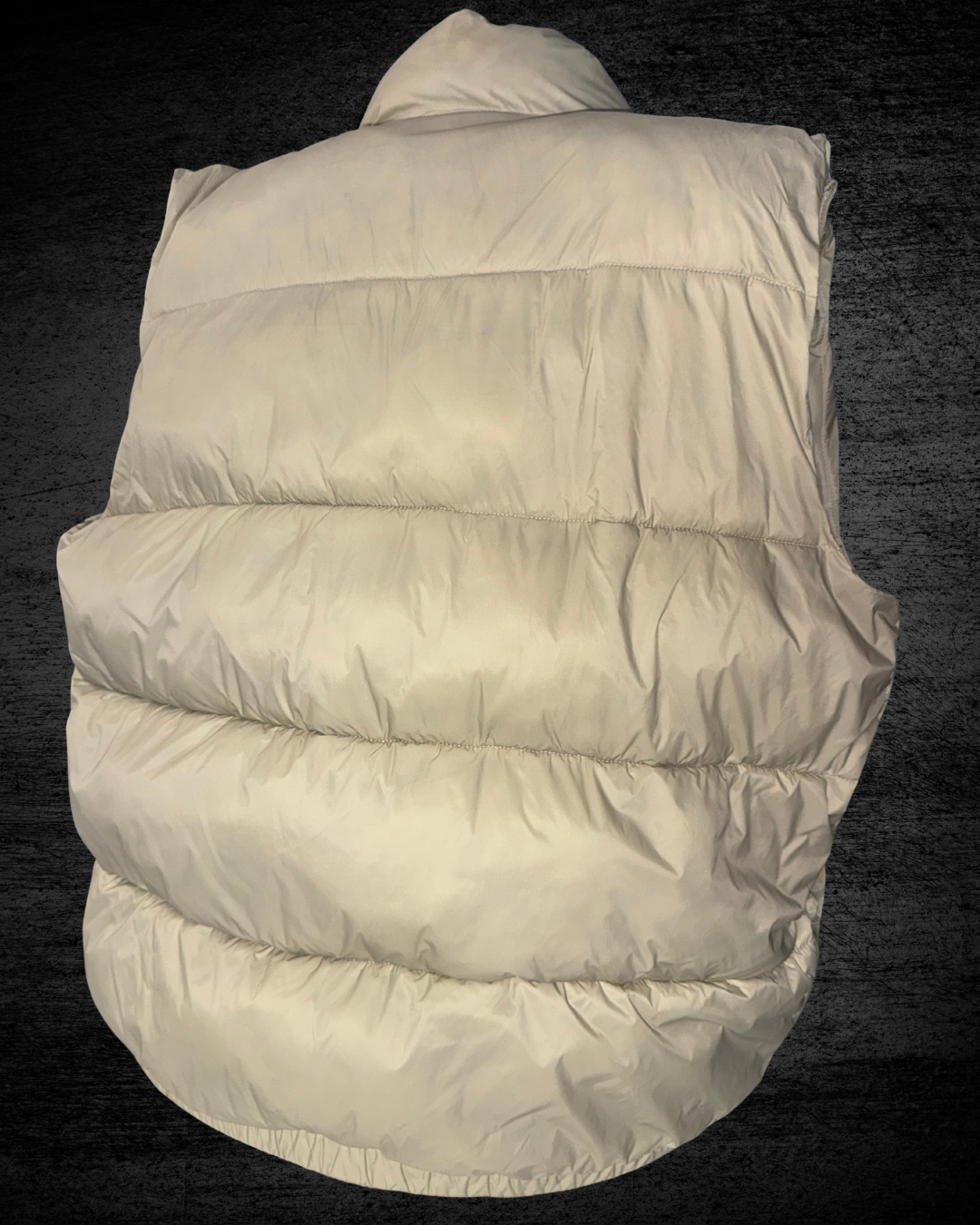 GAP Recycled Cream Nylon Puffer Vest