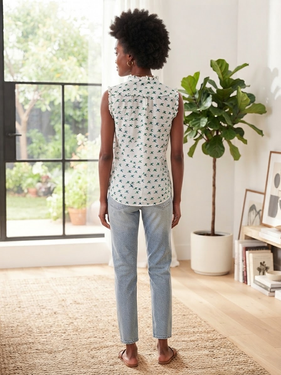 Old Navy Sleeveless Tulip Top