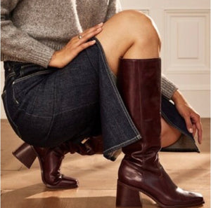 Vince Camuto Women's Rich
Brown Heeled Boots (New)