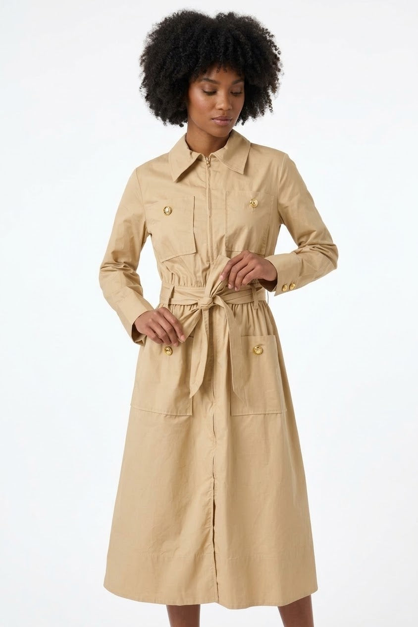 English Factory Modern Classic Tie-Waist Dress (New)