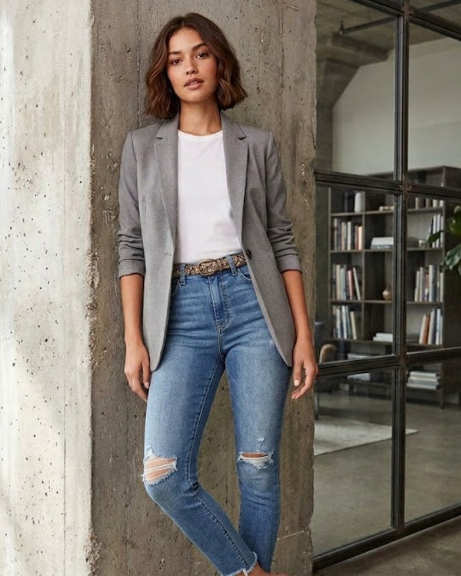Old Navy Classic Double-Weave Blazer (New)