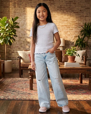 Old Navy Mid-Rise Super Baggy Wide-Leg Jeans for Girls (New)