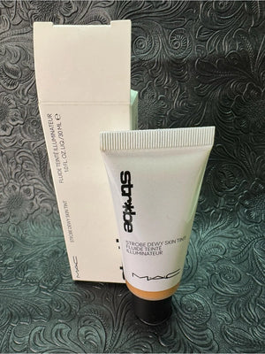 MAC Cosmetics Strobe Dewy Skin Tint - White & Black Packaging with Beige Tint (New)