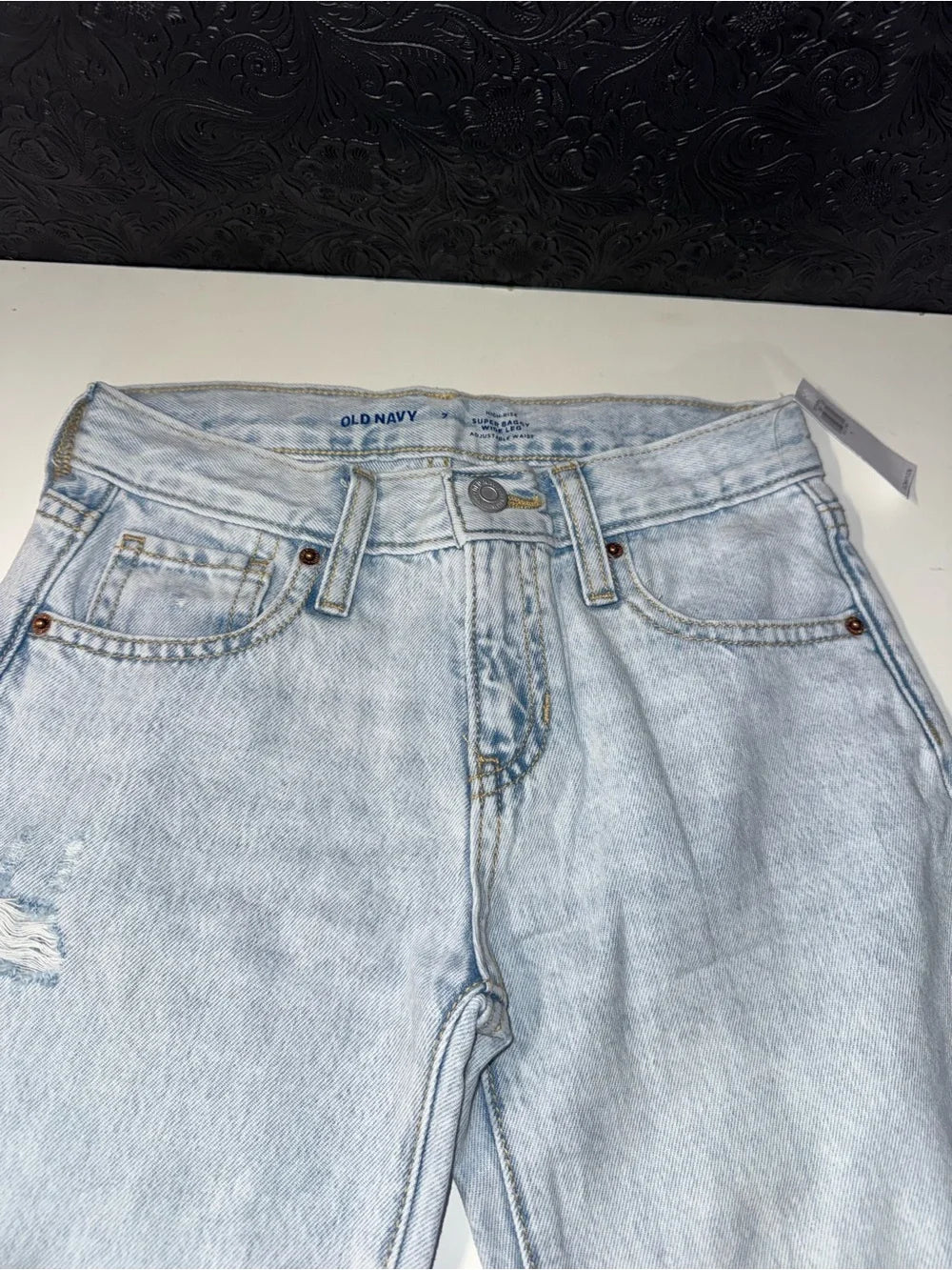 Old Navy Mid-Rise Super Baggy Wide-Leg Jeans for Girls (New)
