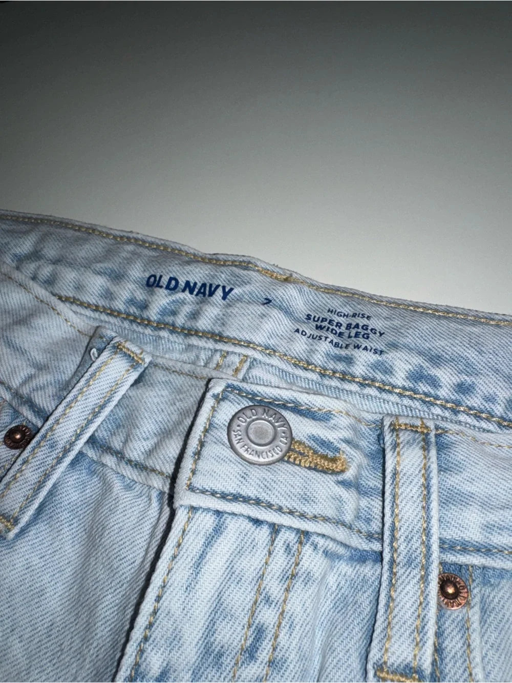 Old Navy Mid-Rise Super Baggy Wide-Leg Jeans for Girls (New)