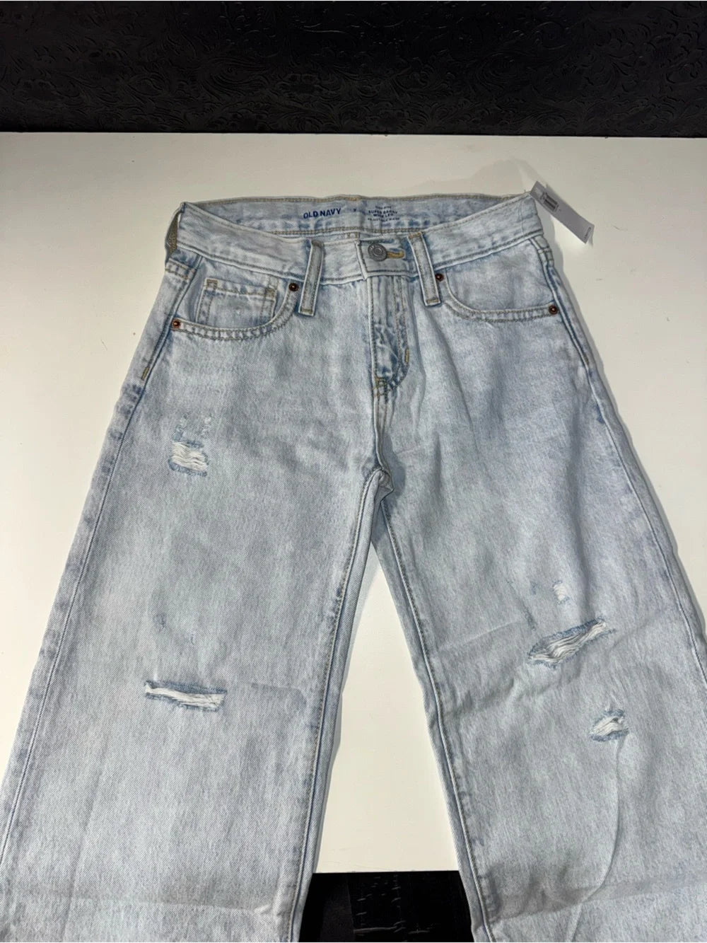 Old Navy Mid-Rise Super Baggy Wide-Leg Jeans for Girls (New)