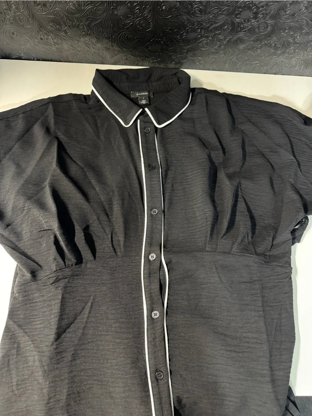 Halogen Black Jacket with White Piping (New)