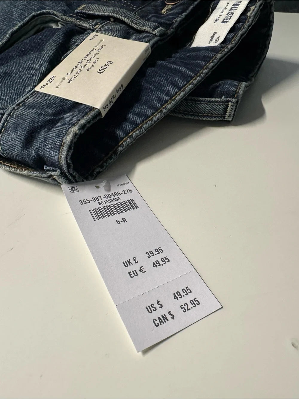 Hollister Baggy Low-Rise and Thigh Relaxed Leg (New)