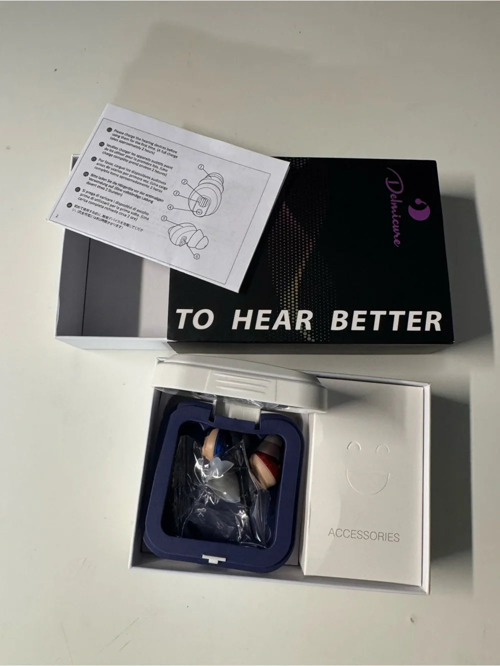 Delmicure digital hearing aid for seniors (New)