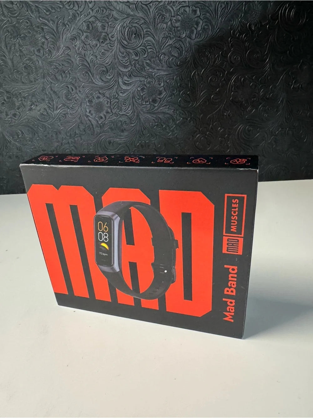 Black MadBand fitness tracker (New)