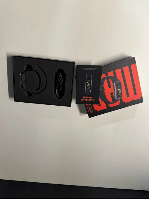 Black MadBand fitness tracker (New)